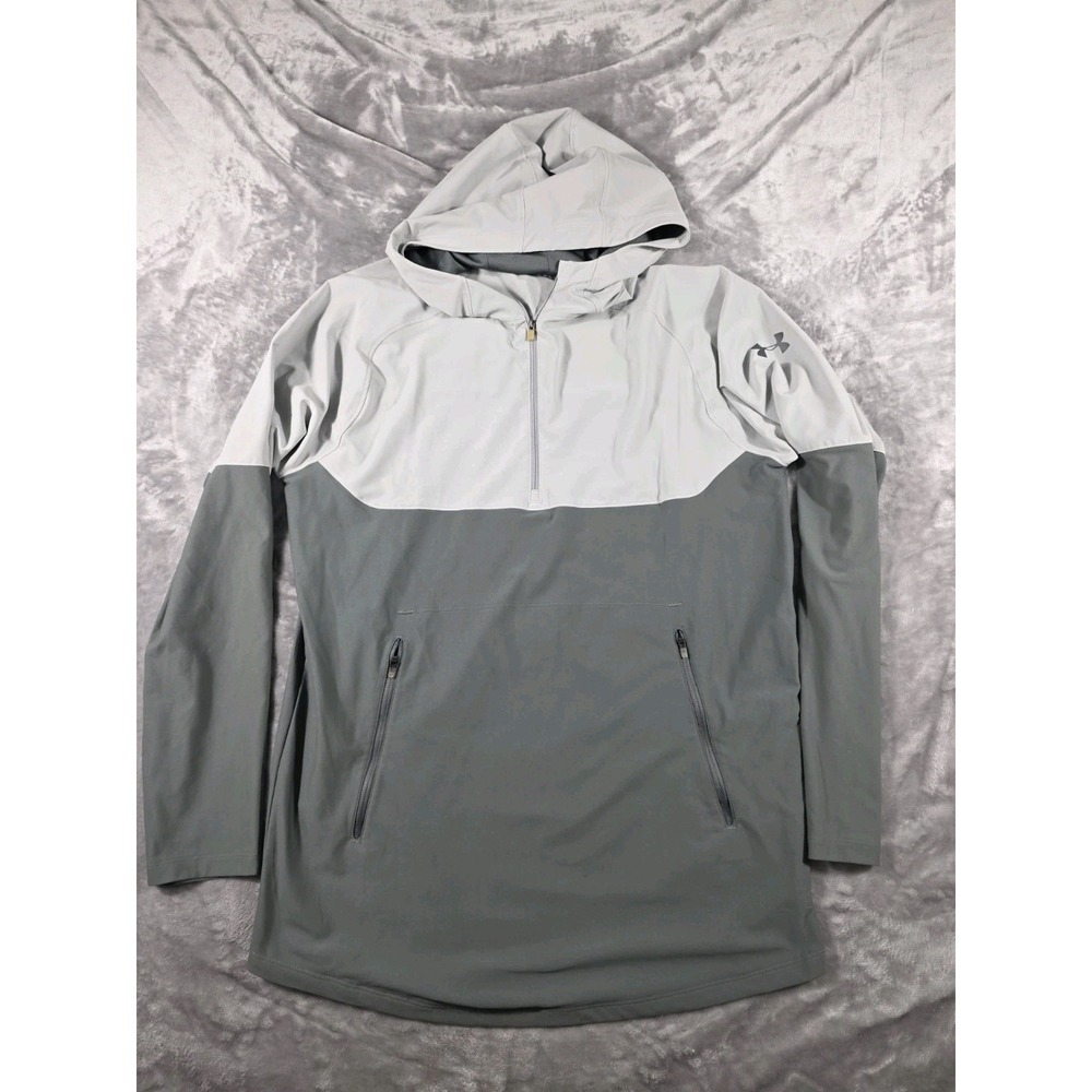 Under Armour‎ Threadborne Vanish Quick Dry Fitted Large Hooded Popover Jacket